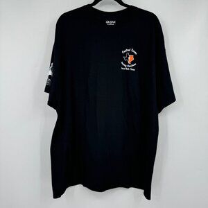 Men’s crew neck T Shirt Black Central Texas Harley Davidson Gildan 2X